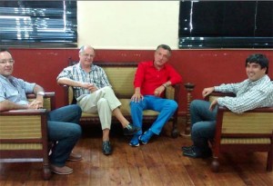 Se reunieron para avanzar en la organización de la visita de Sergio Massa a Entre Ríos.