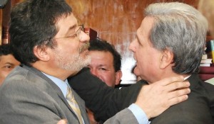 Halle y Solanas juntos en un acto por el Día de la Mujer