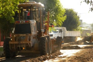 Al finalizar el año la pavimentación alcanzará a 23 cuadras.