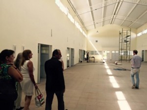 Funcionarios recorrieron distintas obras.