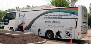 El Móvil Satelital de Capacitación del Satsaid está en Paraná.