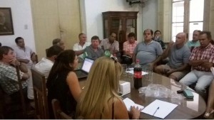 Fue en la casa del partido.