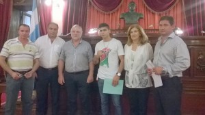 Reconocimiento a Daniel Aquino.