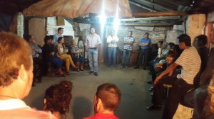 Zavallo encabezó dos reuniones con vecinos. 