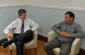 Aquino y Barzola se reunieron con el Ministro Bahl