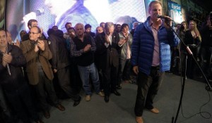 Luis Erro lo acompañó en un acto en La Paz.