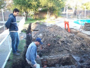 Personal municipal ha iniciado con la reparación de diferentes espacios en el predio.