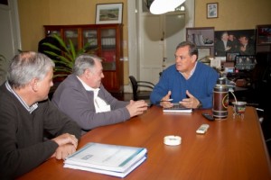 García se reunió con el intendente a Urchueguía.