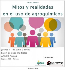 El jueves 11 de junio en el Salón de usos múltiples AGMER Paraná.