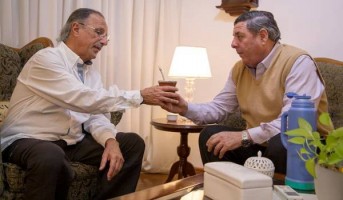 "Lucio es nuestro candidato a vicegobernador" anunció De Angeli.