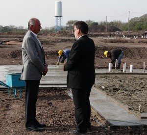 Marelli y Francolini recorrieron las obras