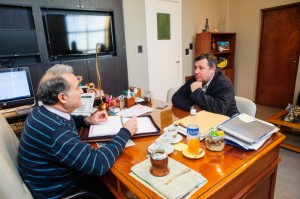 Plassy se reunió con Rodriguez por obras