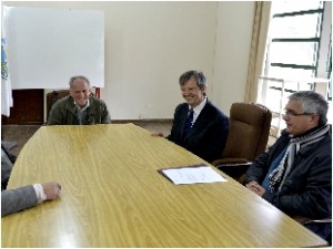 Dumé recibió al Ministro Bahl y al Ing. Arroyo