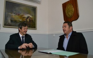 Bahl recibió al Intendente Treppo