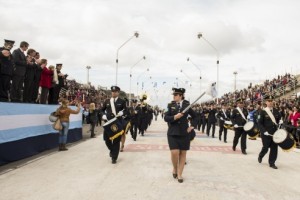 La Policía mostró su potencial en equipamiento y recursos humanos.