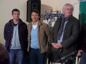 Maín y Lara en campaña