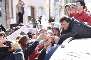 El precandidato de UNA estuvo este jueves en Entre Ríos 