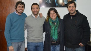 Mauro Urribarri, mantuvo un encuentro con Huss y los diputados nacionales.