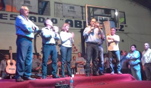 Acto en San Agustín.
