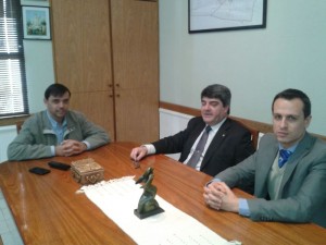 Reunion con directivos del Banco Nación