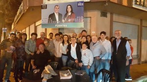 Fuertes y Busti recorrieron el departamento Colón.