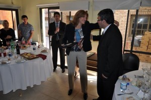 Romero recibió un reconocimiento por parte del Colegio de Abogados