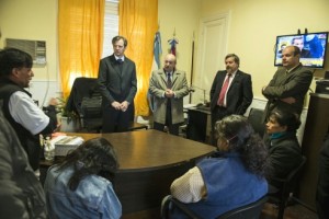 Bahl y Massuh se reunieron con familiares de Josefina López.