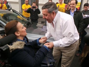 Recorrerá la ciudad y se reunirá con empresarios.