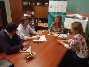 Benitez se reunió con el intendente Treppo.