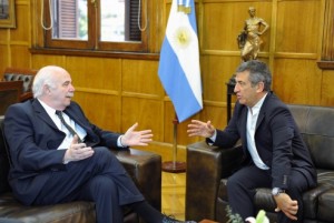 Urribarri propuso a Nación un esquema complementario de apoyo al sector productivo.