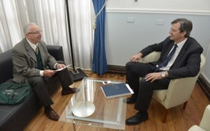 Bahl recibió a Ordoñez