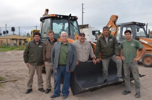 Nueva retroexcavadora para Colonia Avellaneda