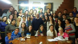 Robles con la juventud.