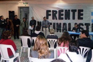 Varisco recibió el apoyo del Frente Militante Vecinalista