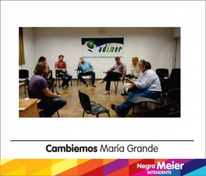Cambiemos trabaja en la campaña en María Grande