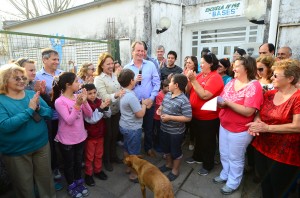 Bordet caminó con Osuna la zona de Estación Parera