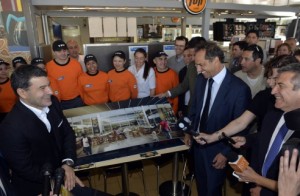 Recorrieron una estación de servicio en Avellaneda.