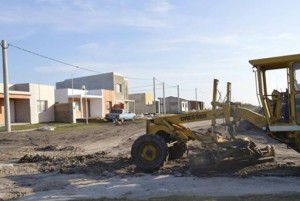 Son 40 casas edificadas por los vecinos.