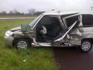 Accidente en inmediaciones de El Pingo