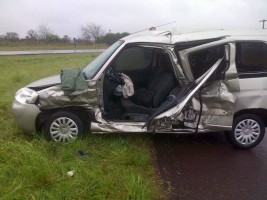 Accidente en inmediaciones de El Pingo