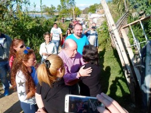 Junto con el candidato a Intendente caminó Paraná