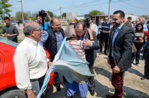 Bordet caminó por San Benito 