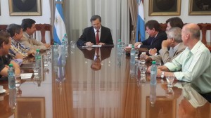 Bahl recibió a los senadores electos de Cambiemos