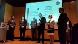 El viceintendente Grand recibió el reconocimiento.