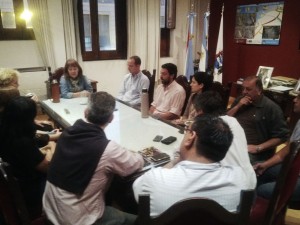 Reunion del Ejecutivo Municipal con los sindicatos