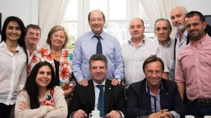 Parte de la dirigencia radical entrerriana se reunió con Sanz en Buenos Aires.