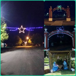 Esperando la navidad en Aldea Santa María