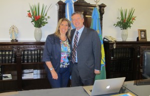 Cristina Cremer fue recibida por el flamante Presidente de la HCDN.
