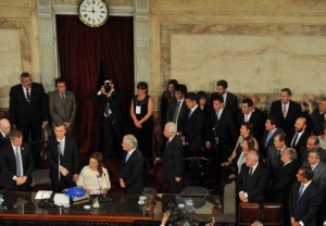 En el Congreso.