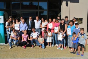 Beneficiarios de casas en Seguí
